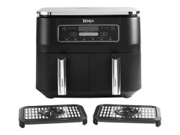 NINJA | AF300 | Air Fryer | Power 1 frying compartment: 1200 W; 2 frying compartments: 2400 W W | Capacity 7.6 L | Black