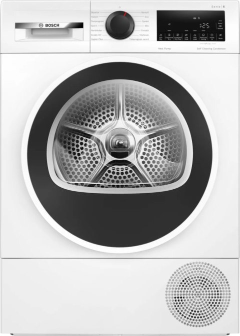 Bosch Dryer Machine with Heat Pump | WQG2450ISN | Energy efficiency class A++ | Front loading | 9 kg | LCD | Depth 61.3 cm | Whi