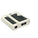 Logilink | Tester kabli RJ11, RJ12 i RJ45 z jednostką zdalną