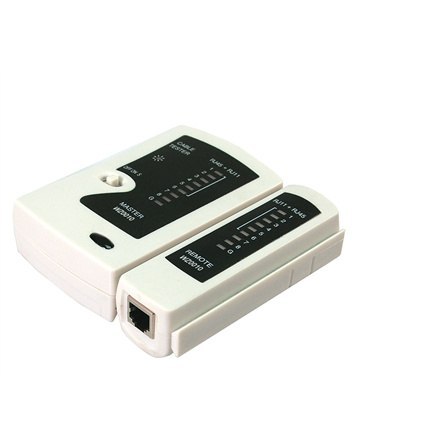 Logilink | Tester kabli RJ11, RJ12 i RJ45 z jednostką zdalną