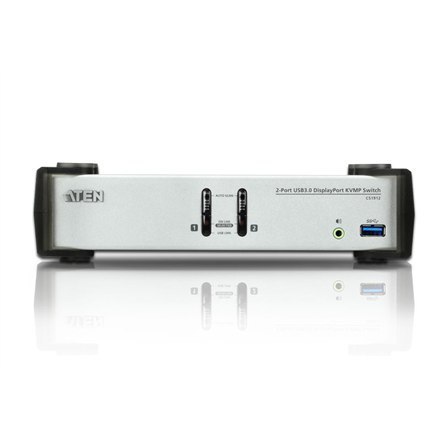 Aten CS1912 2-portowy przełącznik USB 3.0 DisplayPort KVMP™ (kable w zestawie) Aten | 2-portowy przełącznik USB 3.0 DisplayPort 