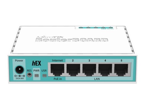 Mikrotik Wired Ethernet Router (No Wifi) RB750Gr3, hEX, Dual Core 880MHz CPU, 256MB RAM, 16 MB (MicroSD), 5xGigabit LAN, USB, PC