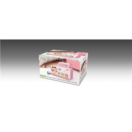 Muse | M-29KP | Przenośny radio odtwarzacz CD/MP3 z USB | 30 W | Różowy