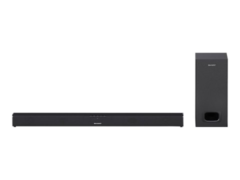 Sharp | HT-SBW110 2.1 Slim Soundbar | Wejście AUX | Bluetooth | Czarny | W | Nie | Połączenie bezprzewodowe