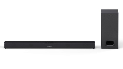 Sharp | HT-SBW110 2.1 Slim Soundbar | Wejście AUX | Bluetooth | Czarny | W | Nie | Połączenie bezprzewodowe