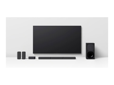 Sony | HT-S40R 5.1-kanałowy soundbar do kina domowego z bezprzewodowymi głośnikami tylnymi | Port USB | Bluetooth | Czarny | Nie