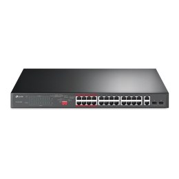 TP-LINK | 24-portowy przełącznik gigabitowy | TL-SL1226P | Niezarządzalny | Do montażu w szafie | Ilość portów 1 Gb/s (RJ-45) | 