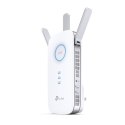 TP-LINK | RE550 | AC1900 Wi-Fi Range Extender | 802.11ac | 2GHz/5GHz | 600+1300 Mbit/s | 10/100/1000 Mbit/s | Porty Ethernet LAN