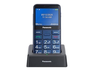 Panasonic | KX-TU155EXBN | Niebieski | 2.4 " | TFT-LCD | MB | microSD/microSDHC MB | Bluetooth | USB wersja micro USB | Wbudowan