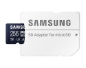 Samsung | Karta microSD | PRO Ultimate | 256 GB | Karta pamięci microSDXC | Pamięć flash klasy U3, V30, A2 | Adapter SD