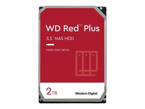 Dysk twardy Western Digital | Red Plus NAS | WD20EFPX | 5400 RPM | 2000 GB | 64 MB