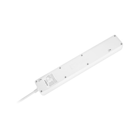 Przedłużacz sieciowy Rebel 5 gniazd + 2 gniazda USB, z wyłącznikiem- 3m