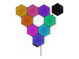 Nanoleaf Shapes Czarny Starter Kit Sześciokąty (9 paneli) Nanoleaf | Shapes Czarny Starter Kit Sześciokąty (9 paneli) | 42 W | W