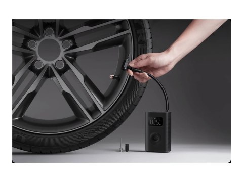 Xiaomi | Przenośna elektryczna sprężarka powietrza 2 | Wstępnie ustawione ciśnienie, zatrzymuje się po napełnieniu; Cyfrowe wykr