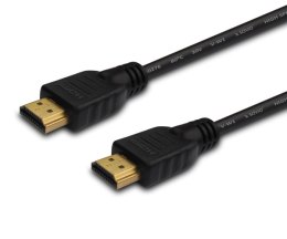 Kabel SAVIO cl-34 (HDMI M - HDMI M; 10m; kolor czarny)