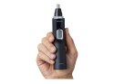 Panasonic ERGN300K503 Wet/Dry Nose & Ear Hair Trimmer with Vortex Cleaning System, Grey