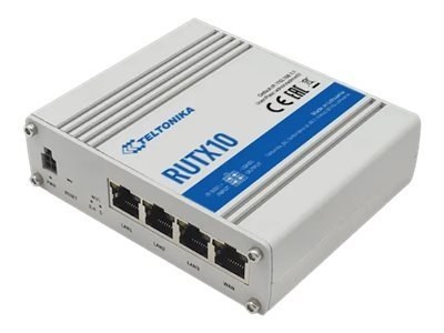 Router przemysłowy | RUTX10 | 802.11ac | 867 Mbit/s | 10/100/1000 Mbit/s | Porty Ethernet LAN (RJ-45) 4 | Obsługa sieci mesh Nie