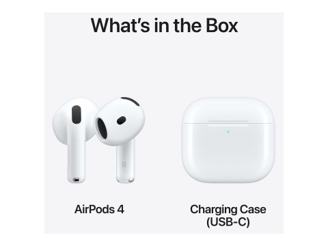 Bezprzewodowe słuchawki Apple AirPods 4 z aktywną redukcją hałasu