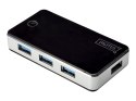 Digitus | 4-portowy koncentrator USB | DA-70231 | Koncentrator USB | Liczba portów USB 3.0 (3.1 Gen 1) 4