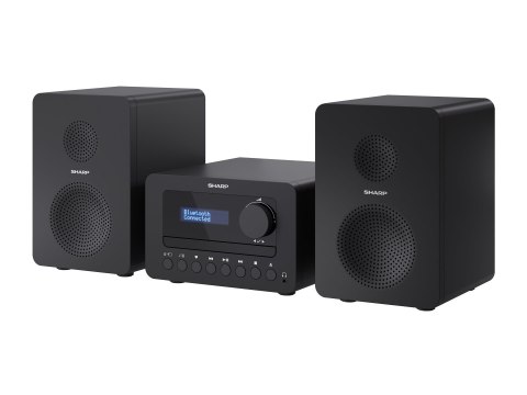 Sharp XL-B520D(BK) Tokyo Hi-Fi Micro System 2.0, FM/DAB/DAB+/USB, CD, Bluetooth 5.0, Aux-in, czarny | Sharp | Tokyo Hi-Fi Micro 