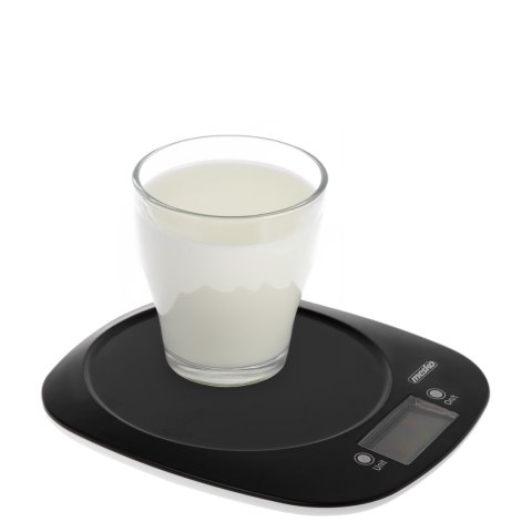 Waga kuchenna Adler z miską | MS 3179b | Podziałka 1 g | Typ wyświetlacza LCD | Czarny