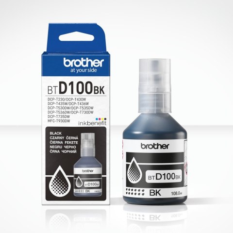 Brother BTD100BK Genuine Black Ink Bottle