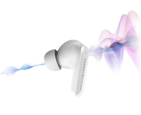 Słuchawki bezprzewodowe Energy Sistem Serenity ANC True Wireless Earphones, biały | Energy Sistem