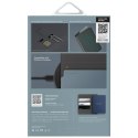 Etui na paszport UNIQ Belmont z Apple Find My blokada RFID szaro niebieski