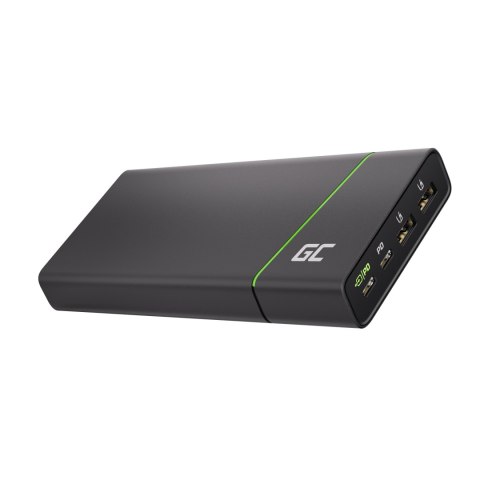 Power Bank Green Cell GC PowerPlay Ultra 26800mAh 128W 4-port do laptop, MacBook, iPad, iPhone, Nintendo Switch i more