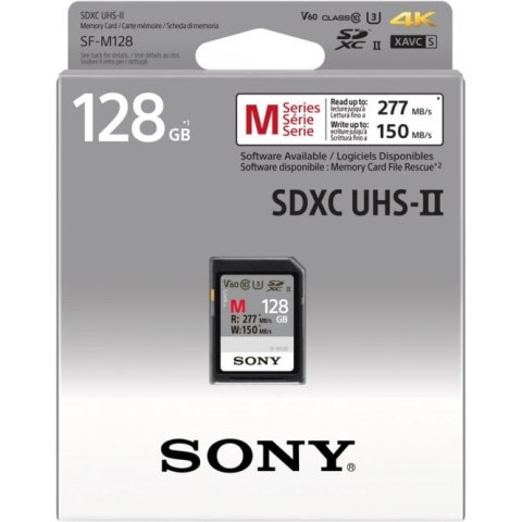 Sony | Tough Memory Card | UHS-II | 128 GB | SDXC | Pamięć flash klasy 10