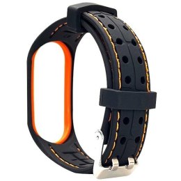 Beline pasek Mi Band 3/4 Smartczarno-pomarańczowy black/orange