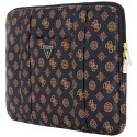 Torba Guess Sleeve 14" Peony Pocket Triangle czarny