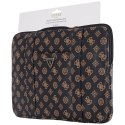 Torba Guess Sleeve 14" Peony Pocket Triangle czarny