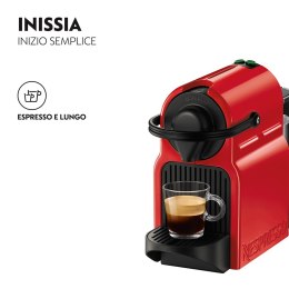 Ekspres kapsułkowy Krups Nespresso Inissia XN1005 (1260W; kolor czerwony)