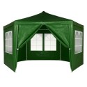 Namiot pawilon ogrodowy handlowy 2x2x2 m z oknami zielony MultiGarden