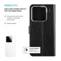 Fixed Opus | Book Case | Xiaomi | 15 | Leather | Black