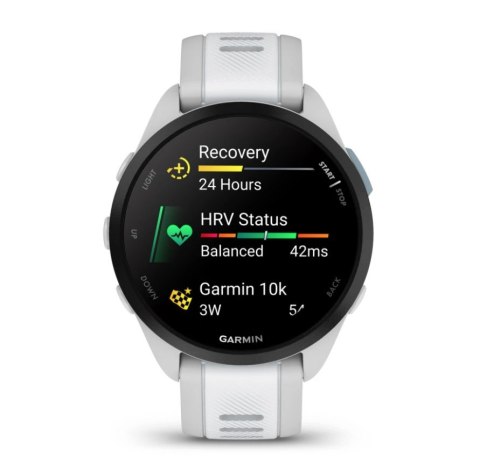 Zegarek sportowy Garmin Forerunner 165 AMOLED 43mm Mist Grey