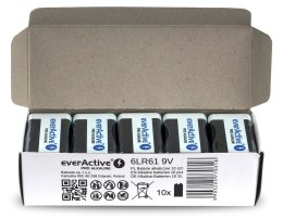 Bateria alkaliczna R9/6LR61 9V PRO ALKALINE, Opakowanie 10 szt.