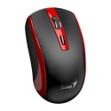 Mysz bezprzewodowa, Genius ECO-8150, czarno-czerwona, optyczna, 1200DPI