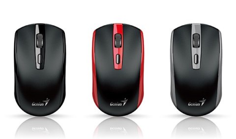 Mysz bezprzewodowa, Genius ECO-8150, czarno-szara, optyczna, 1200DPI
