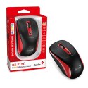 Mysz bezprzewodowa, Genius NX-7123, czarno-czerwona, optyczna, 1200DPI