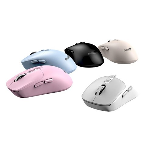 Mysz bezprzewodowa, Genius NX-8080S BT, czarna, optyczna, 1600DPI