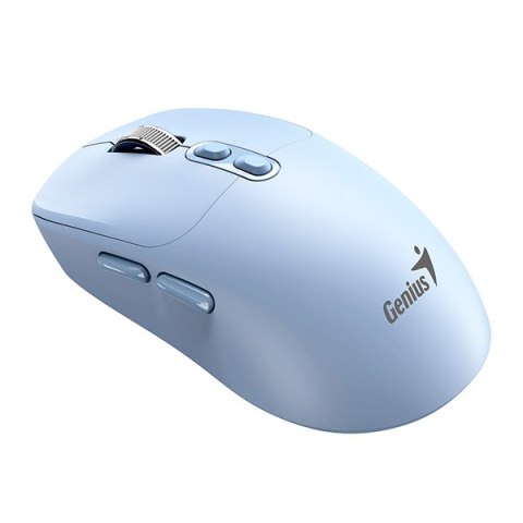Mysz bezprzewodowa, Genius NX-8080S BT, niebieska, optyczna, 1600DPI