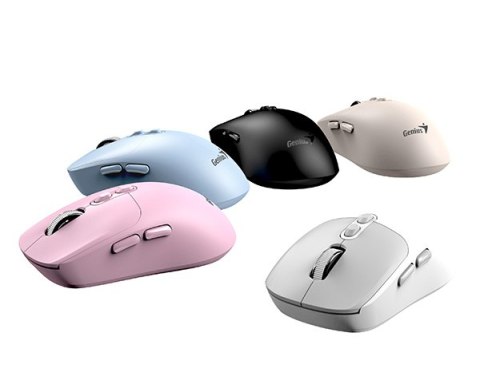 Mysz bezprzewodowa, Genius NX-8080S BT, różowa, optyczna, 1600DPI