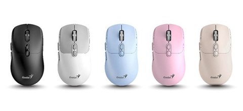 Mysz bezprzewodowa, Genius NX-8080S BT, różowa, optyczna, 1600DPI