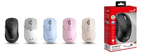 Mysz bezprzewodowa, Genius NX-8080S BT, różowa, optyczna, 1600DPI
