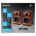 Defender głośniki FUTURO, 2.0, 20W, czarne, AUX/Bluetooth, podświetlenie
