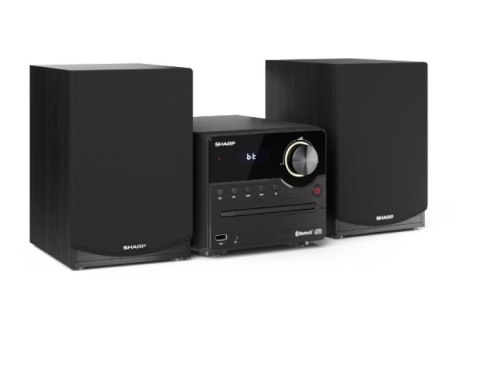Sharp XL-B512(BK) Mikrosystem Hi-Fi, CD/FM/USB/Bluetooth v5.0, 45W, czarny Sharp | Mikrosystem Hi-Fi | XL-B512(BK) | Port USB | 