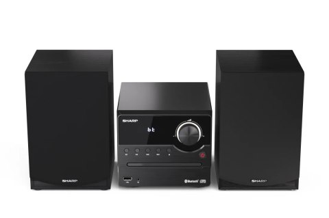 Sharp XL-B512(BK) Mikrosystem Hi-Fi, CD/FM/USB/Bluetooth v5.0, 45W, czarny Sharp | Mikrosystem Hi-Fi | XL-B512(BK) | Port USB | 