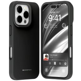 Etui Mercury Pure Magsafe Silicone do iPhone 16 Pro czarny